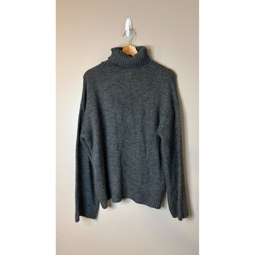 NA-KD Knitted High Neck Sweater Women XS Dark Gray Excellent Turtleneck Cozy